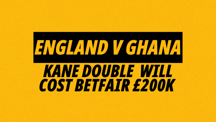 Image for England v Ghana Harry Kane Betfair news